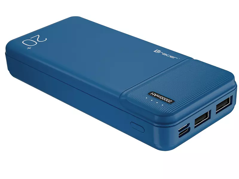 TRACER Powerbank 20000mAh 2A BL niebieski